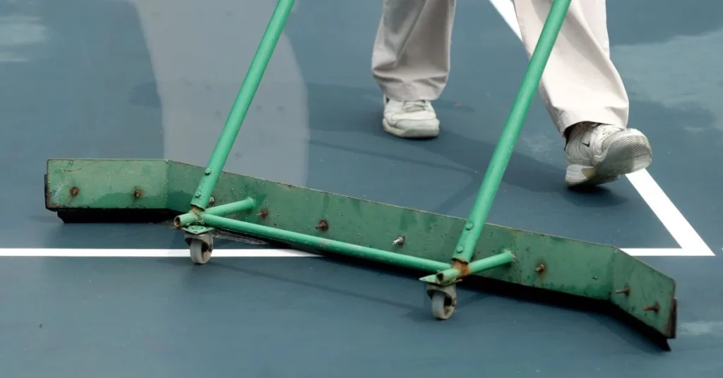 tennis court cleaning equipment water remover
