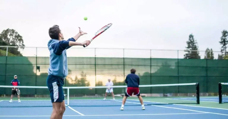 tennis court windscreen installation