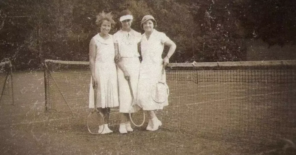 tennis fashion in the early 1900s