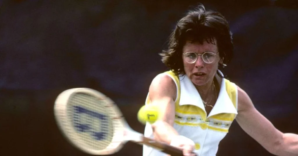 Tennis champion Billy-Jean King