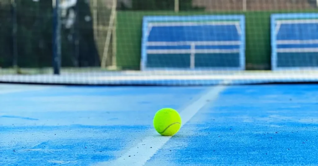 tennis ball on line for challenges in tennis