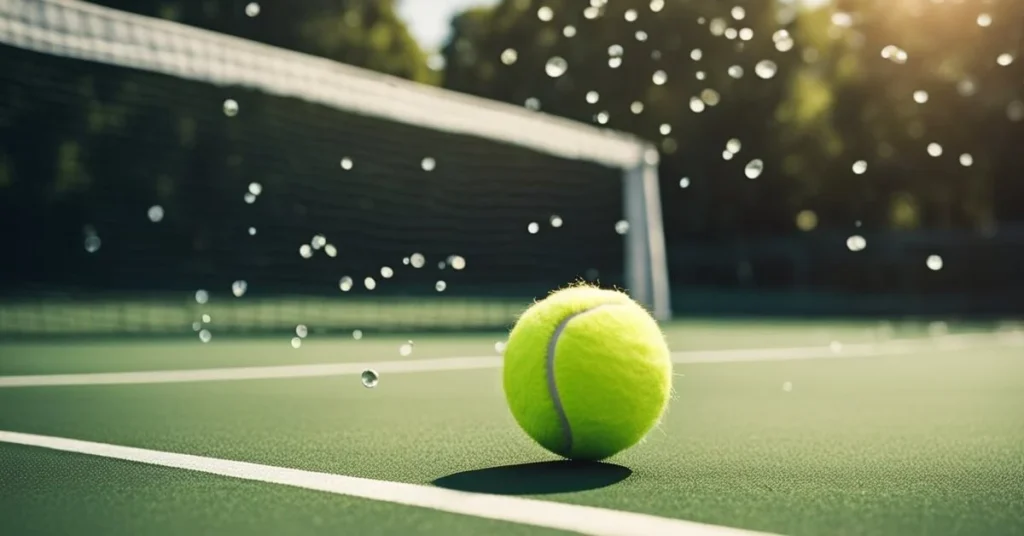 drop shot in tennis